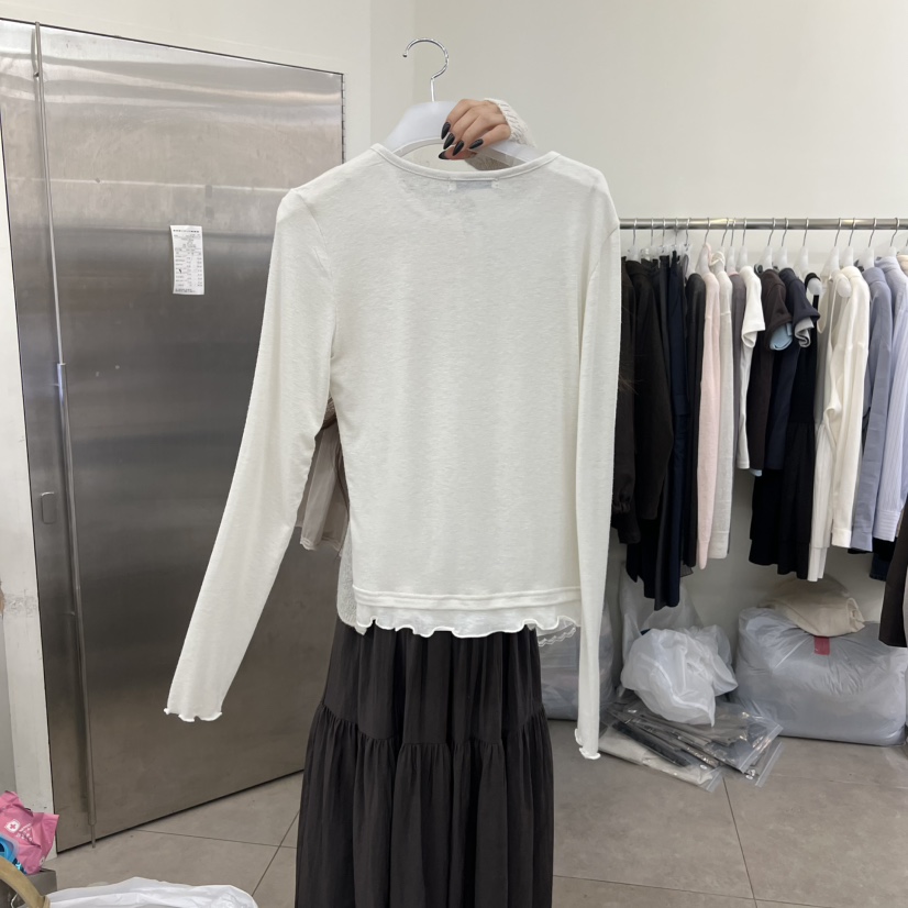 PORTS MOSS東大門直郵女裝新品人氣26春夏推薦時尚長袖T恤PORTS MOSS長袖T恤