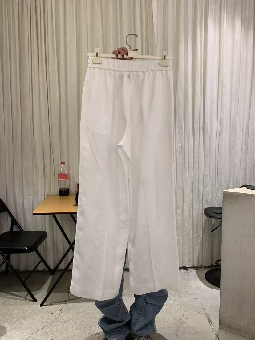 PAPERMOON東大門實拍女裝新款職業26春夏推薦真品休閑褲亞麻paper moon休閑褲