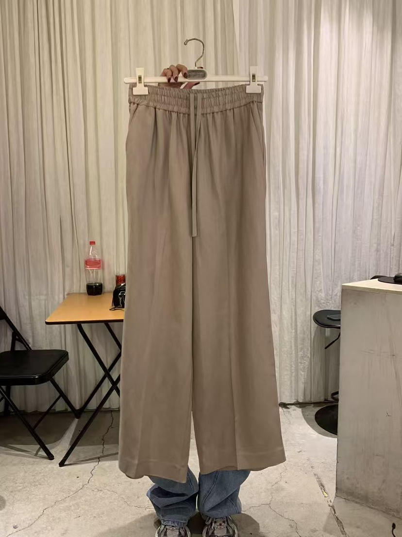 PAPERMOON東大門實拍女裝新款職業26春夏推薦真品休閑褲亞麻paper moon休閑褲圖色3