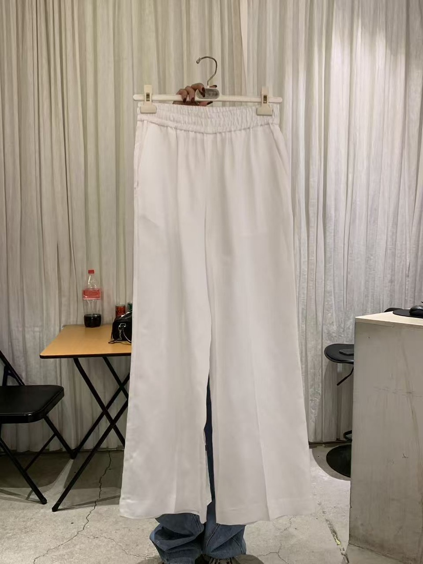 PAPERMOON東大門實拍女裝新款職業26春夏推薦真品休閑褲亞麻paper moon休閑褲圖色4