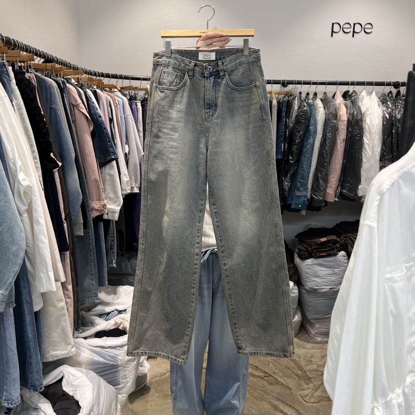 ALMOND PEPE韓國直郵女士新品26春夏真品時尚推薦牛仔褲ALMOND PEPE牛仔褲圖色1