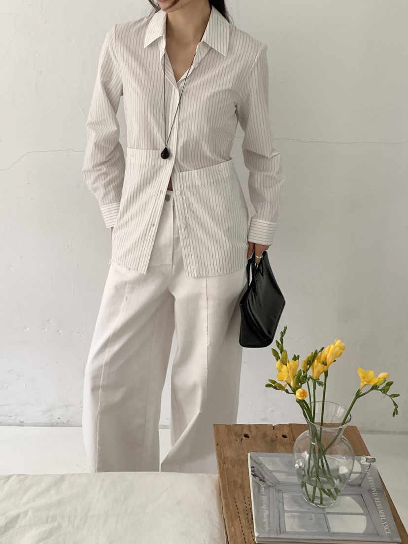 RE:OPENING東大門直郵女士新款時尚休閑26春夏襯衫蕾絲衫RE:OPENING襯衫/蕾絲衫