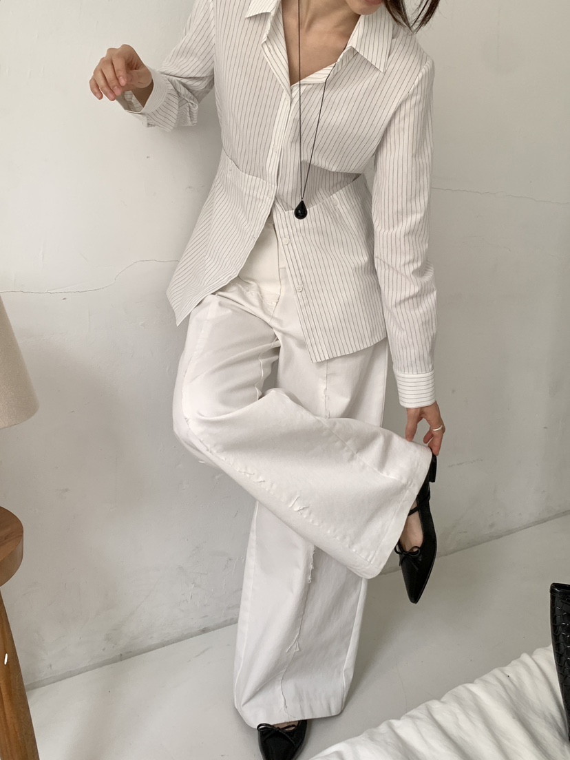 RE:OPENING東大門直郵女士新款時尚休閑26春夏襯衫蕾絲衫RE:OPENING襯衫/蕾絲衫