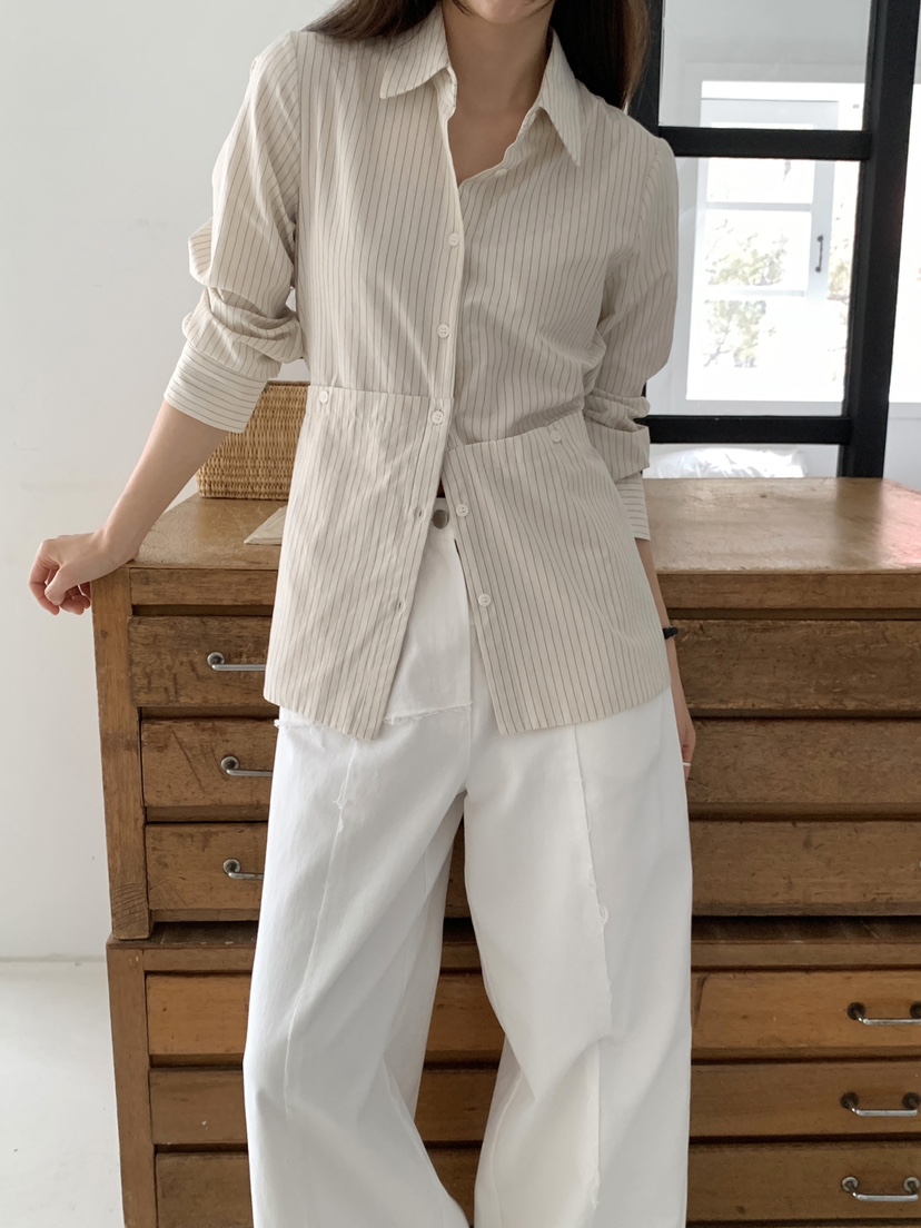 RE:OPENING東大門直郵女士新款時尚休閑26春夏襯衫蕾絲衫RE:OPENING襯衫/蕾絲衫