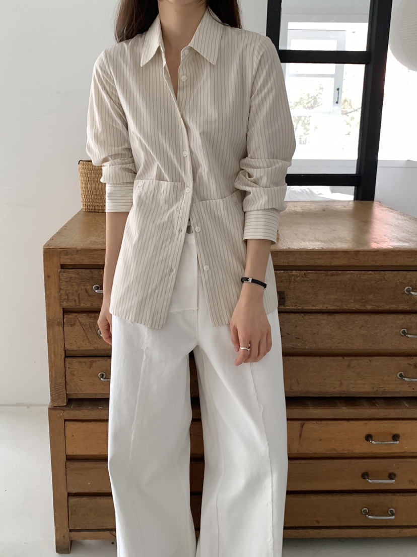 RE:OPENING東大門直郵女士新款時尚休閑26春夏襯衫蕾絲衫RE:OPENING襯衫/蕾絲衫