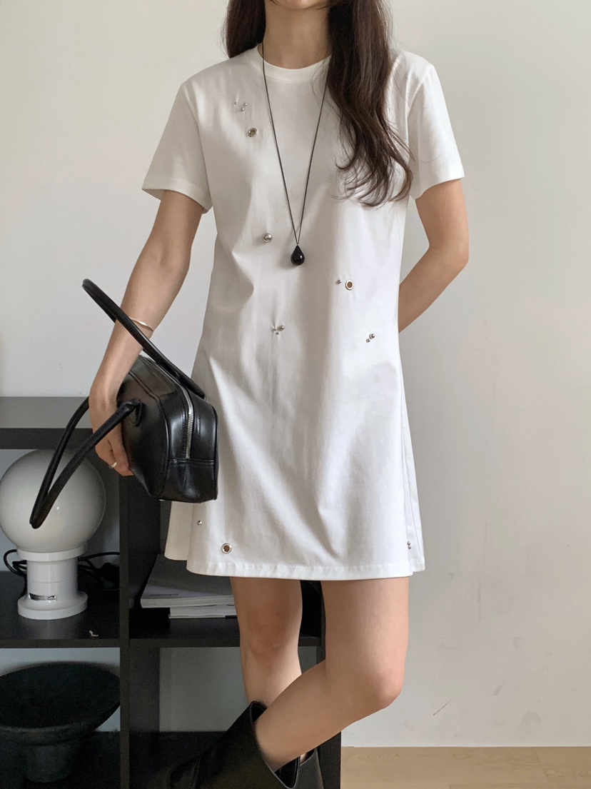 RE:OPENING韓國直郵女士新品職業休閑26春夏熱賣真品連衣裙RE:OPENING連衣裙