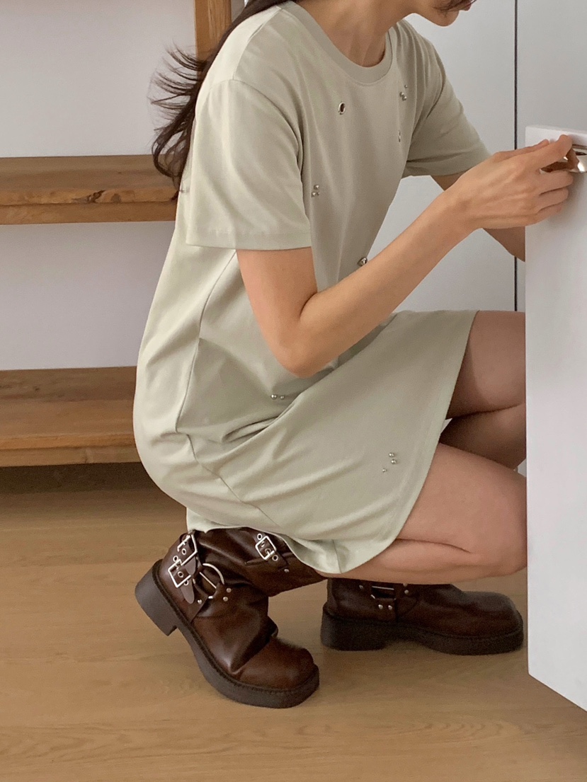 RE:OPENING韓國直郵女士新品職業休閑26春夏熱賣真品連衣裙RE:OPENING連衣裙