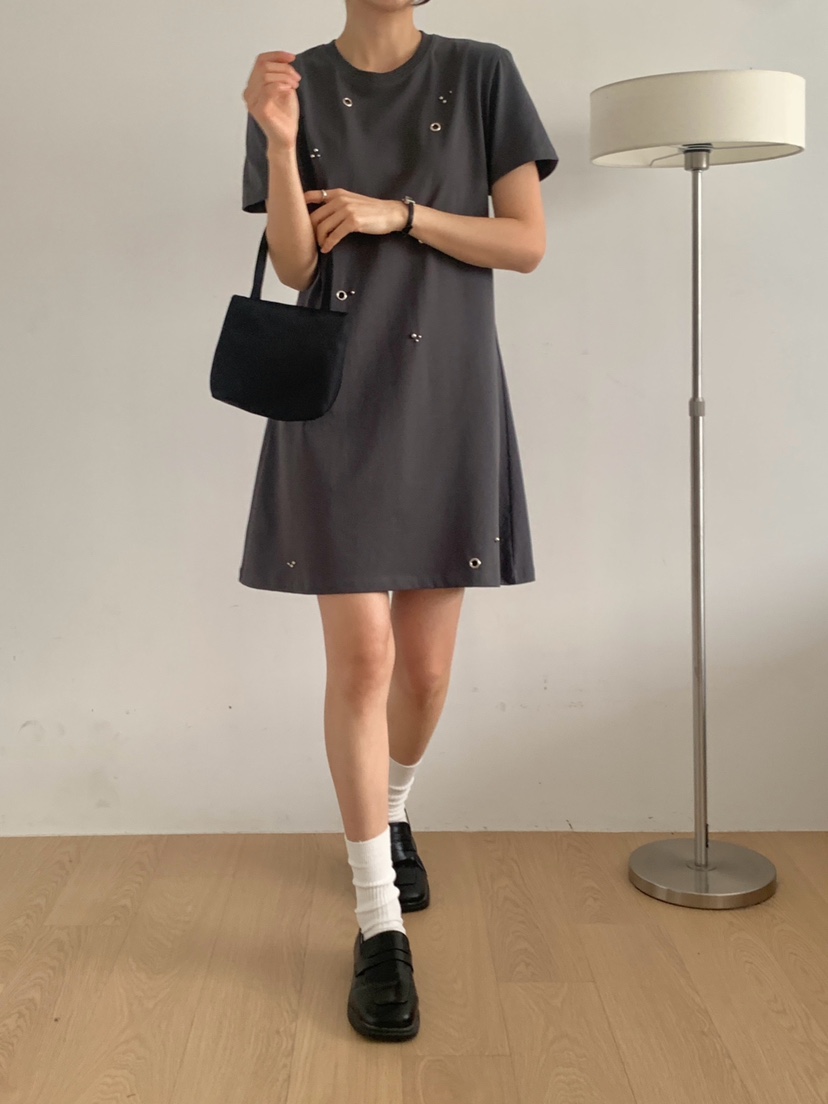 RE:OPENING韓國直郵女士新品職業休閑26春夏熱賣真品連衣裙RE:OPENING連衣裙