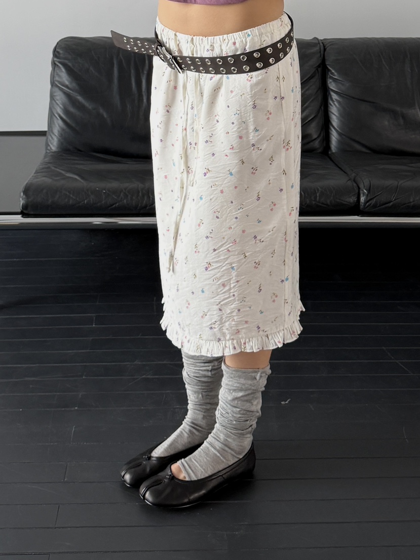 I MFACT東大門代購女士新品休閑人氣半身裙中短裙不含腰帶I MFACT半身裙/中短裙