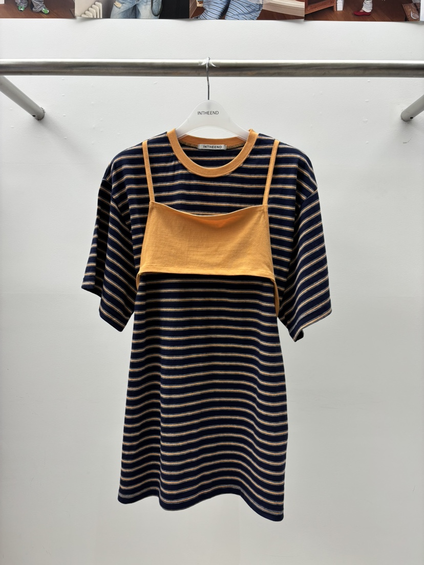 INTHEEND韓國直郵女士新品職業熱賣真品推薦休閑26春夏T恤INTHEENDT恤圖色3