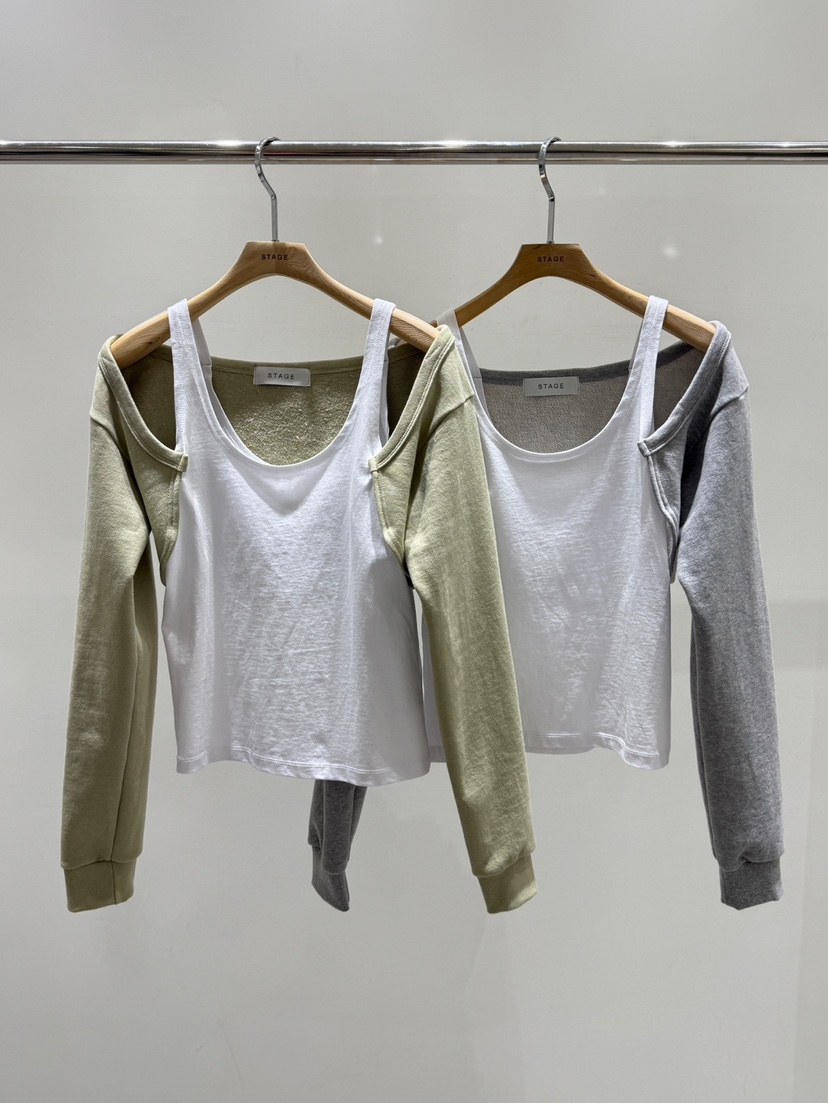 STAGE東大門代購女裝新款時尚休閑真品職業人氣熱賣長袖T恤STAGE長袖T恤