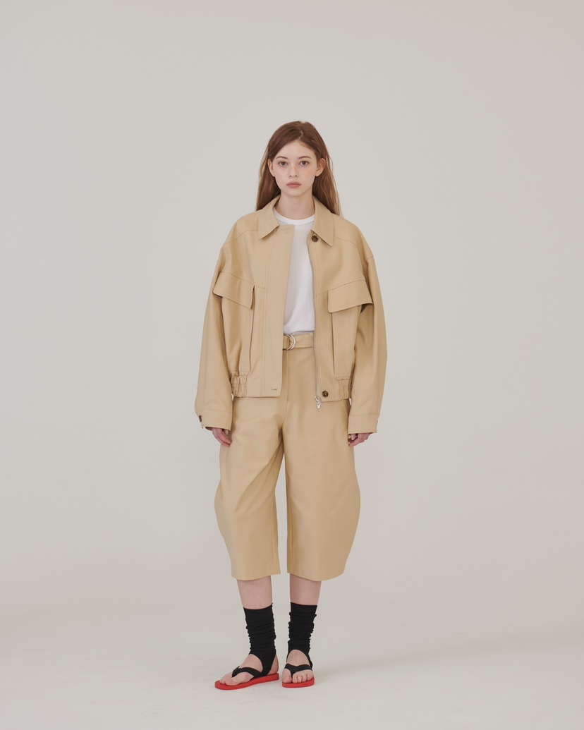 STAGE東大門實拍女士新款人氣熱賣26春夏推薦職業短褲含腰帶STAGE短褲