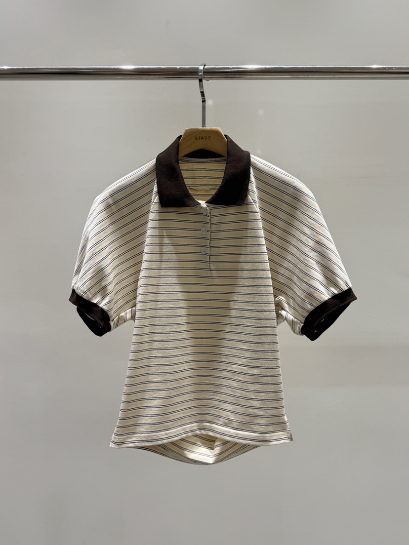 STAGE東大門代購女裝新品時尚休閑職業推薦人氣熱賣26春夏T恤STAGET恤圖色1