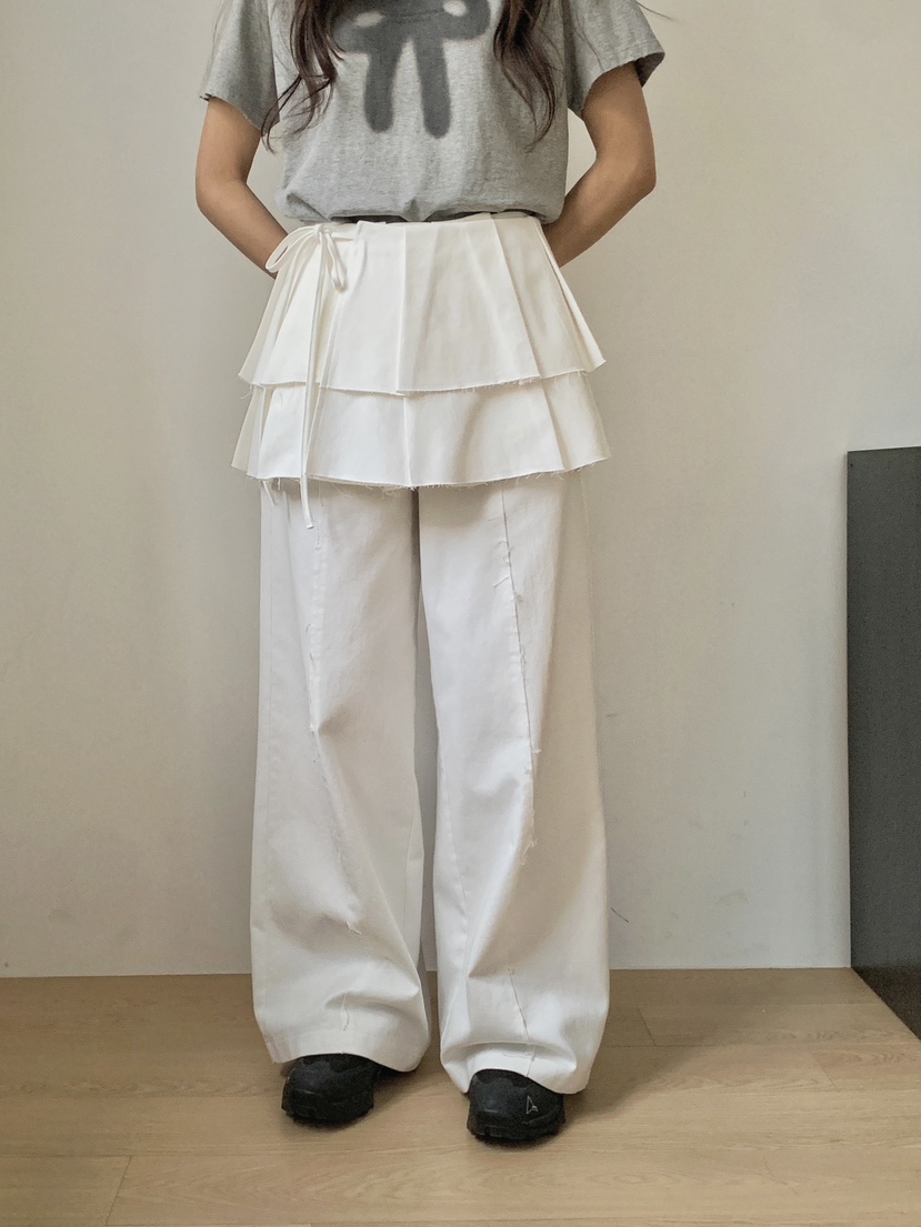 RE:OPENING東大門代購女裝新款真品時尚人氣職業短裙褶皺RE:OPENING短裙