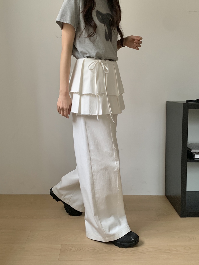 RE:OPENING東大門代購女裝新款真品時尚人氣職業短裙褶皺RE:OPENING短裙