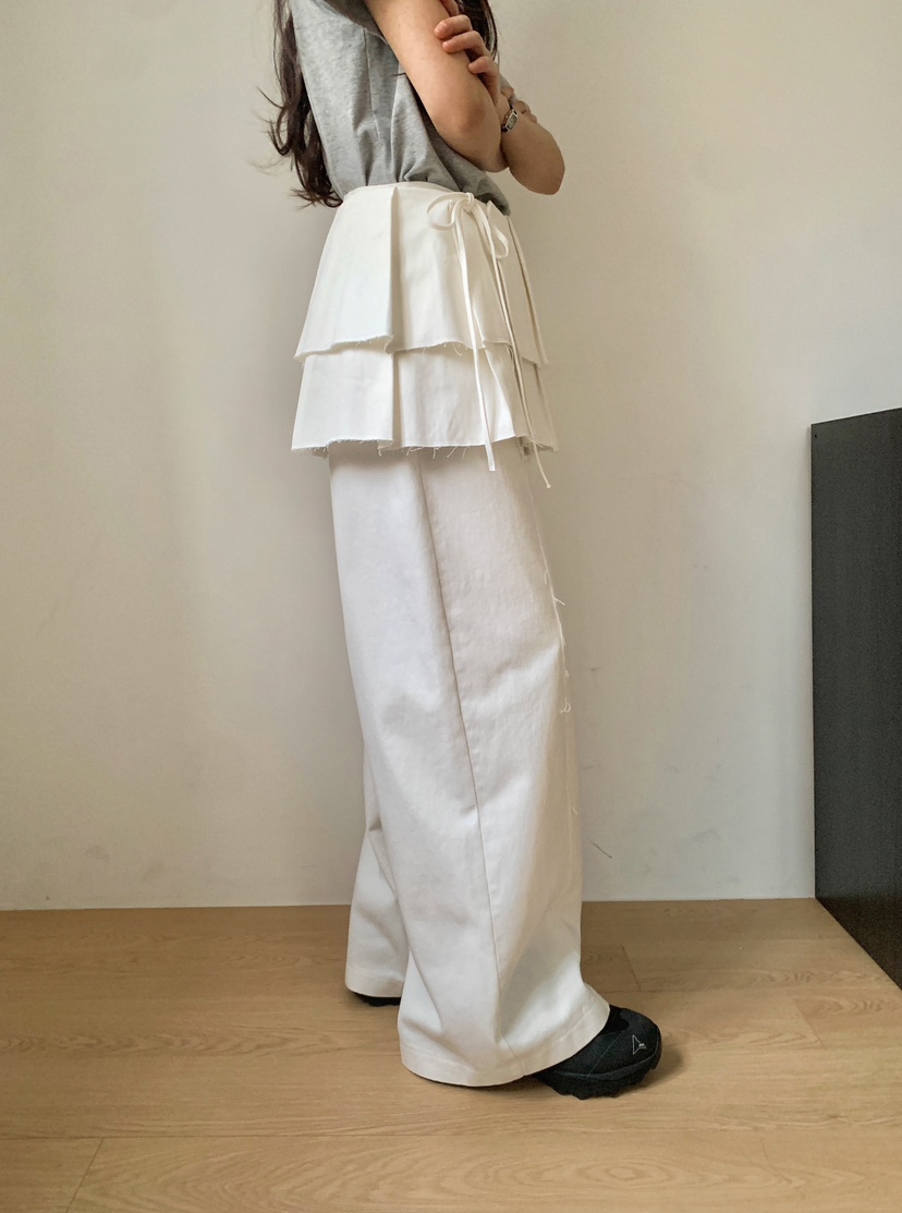 RE:OPENING東大門代購女裝新款真品時尚人氣職業短裙褶皺RE:OPENING短裙