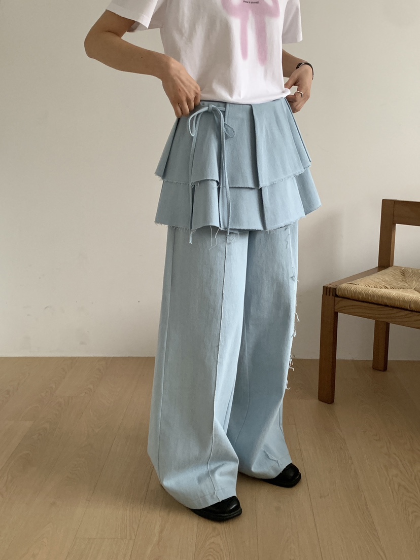 RE:OPENING東大門代購女裝新款真品時尚人氣職業短裙褶皺RE:OPENING短裙