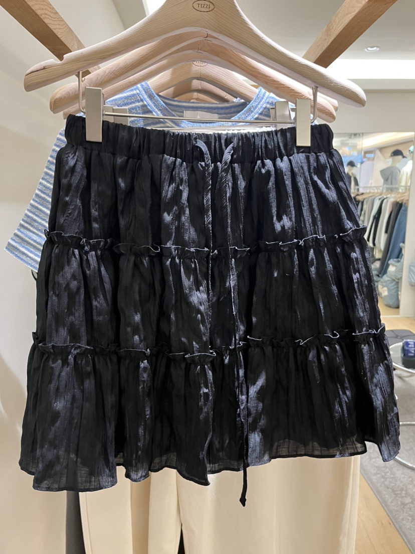 TIZZI韓國直郵女士新款熱賣職業26春夏真品人氣時尚休閑短裙TIZZI短裙圖色2