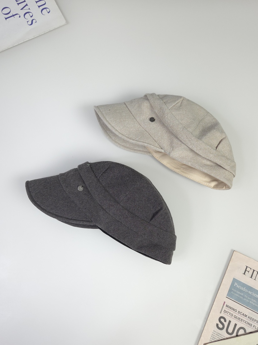 THE HAT-P韓國代購女裝新品熱賣職業休閑推薦時尚帽子紐扣THE HAT帽子