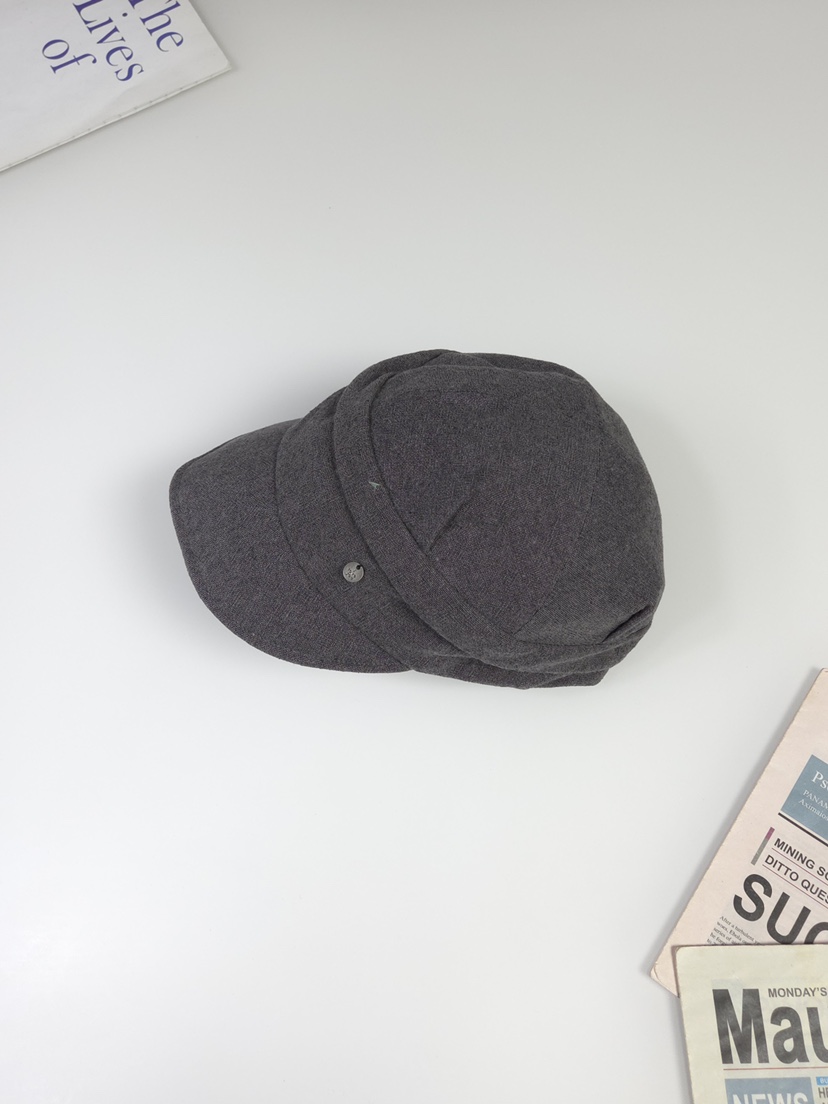 THE HAT-P韓國代購女裝新品熱賣職業休閑推薦時尚帽子紐扣THE HAT帽子圖色1