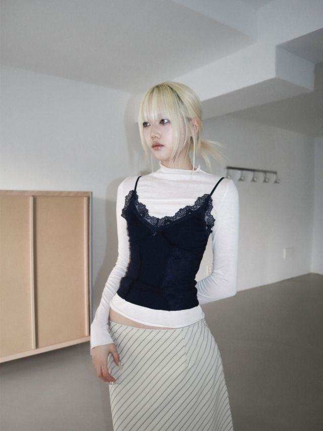 LIVE FOREVER韓國代購女裝新品休閑真品26春夏T恤不含吊帶LIVE FOR_EVERT恤圖色3