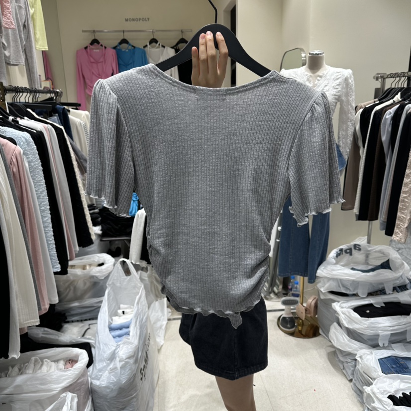 MONOPOLY韓國代購女士新品推薦時尚26春夏職業人氣休閑T恤MONO_POLYT恤