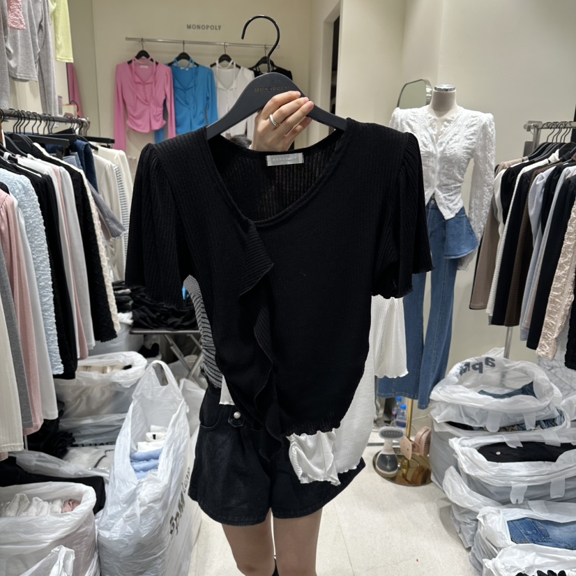 MONOPOLY韓國代購女士新品推薦時尚26春夏職業人氣休閑T恤MONO_POLYT恤圖色2