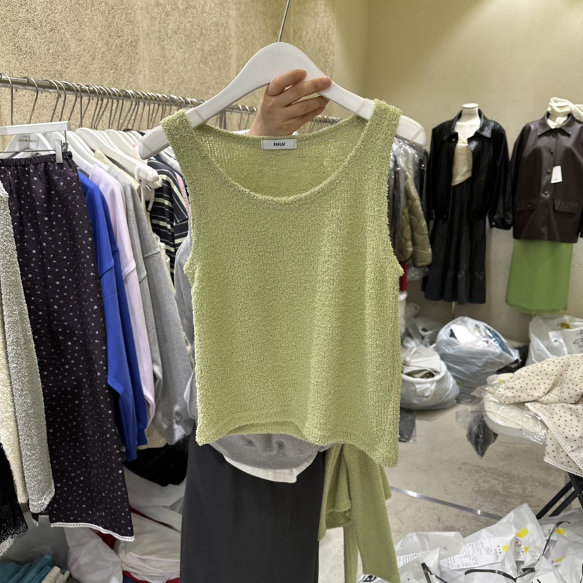 REFLAT韓國代購女士新款職業休閑時尚推薦26春夏吊帶背心REFLAT吊帶/背心圖色3