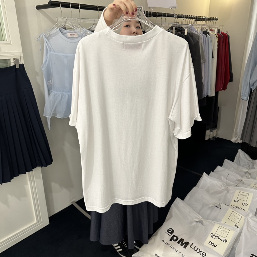 BLISS東大門代購女士新品職業推薦休閑熱賣26春夏人氣T恤BLISST恤