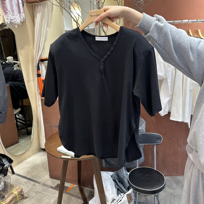 MIENNE東大門代購女士新品26春夏休閑職業時尚熱賣人氣T恤MIENNET恤圖色3