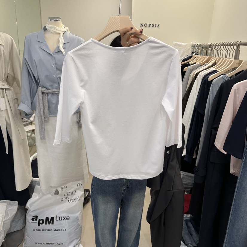 NOPSIS東大門實拍女士新款真品熱賣時尚推薦26春夏休閑T恤NOPSIST恤