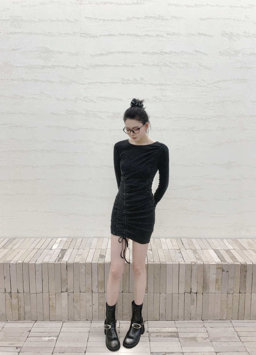 STICK WITH東大門直郵女裝新品熱賣職業真品人氣26春夏連衣裙STICK WITH連衣裙