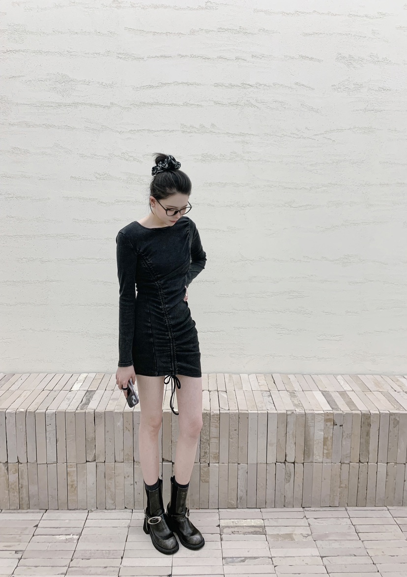 STICK WITH東大門直郵女裝新品熱賣職業真品人氣26春夏連衣裙STICK WITH連衣裙