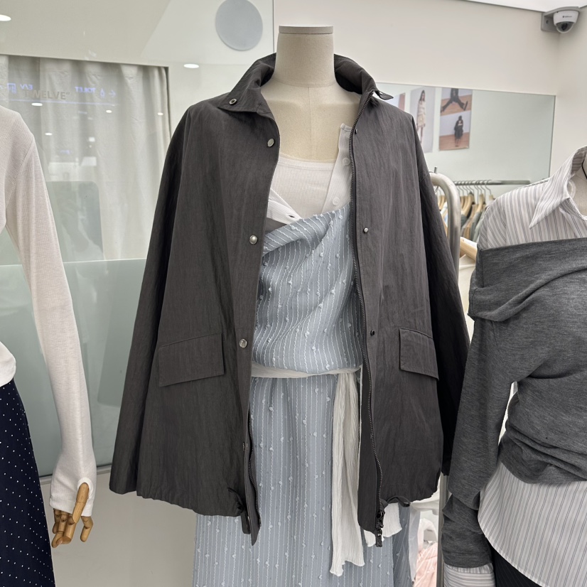 TWELVE韓國直郵女裝新款時尚熱賣推薦26春夏真品休閑夾克TWELVE夾克圖色2