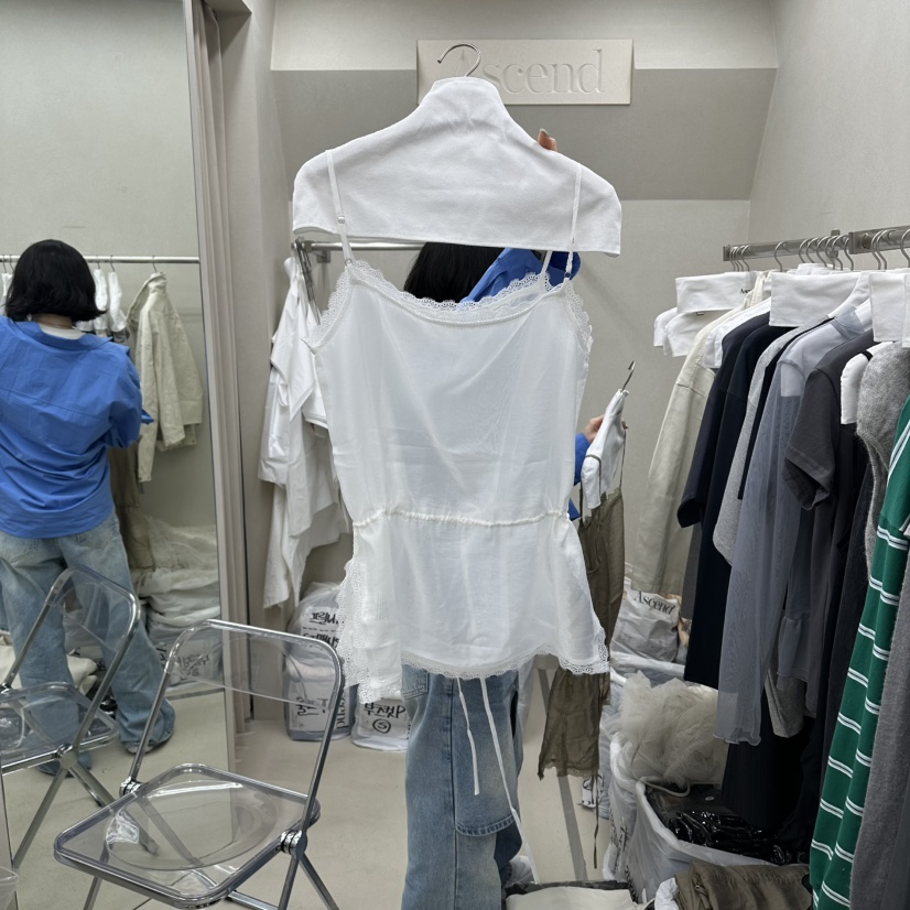 ASCEND韓國代購女士新品休閑熱賣人氣真品推薦26春夏吊帶背心ASCEND吊帶/背心