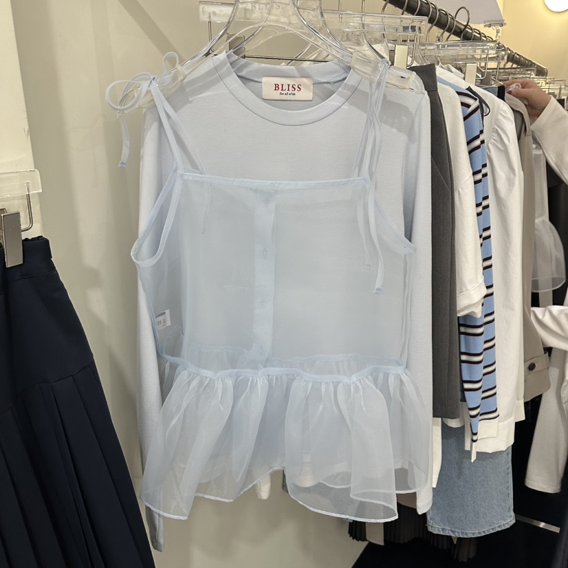 BLISS韓國代購女士新款真品時尚推薦人氣吊帶背心不含內搭BLISS吊帶/背心圖色2