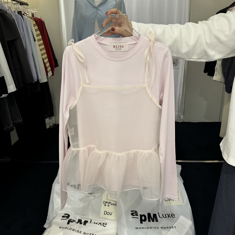 BLISS韓國代購女士新款真品時尚推薦人氣吊帶背心不含內搭BLISS吊帶/背心圖色3