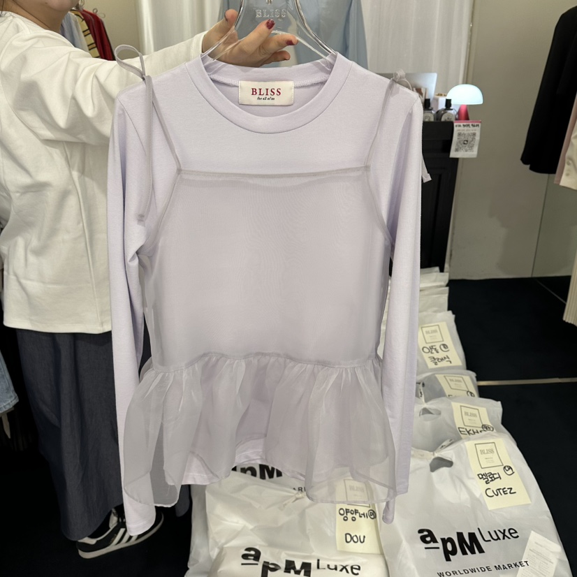 BLISS韓國代購女士新款真品時尚推薦人氣吊帶背心不含內搭BLISS吊帶/背心圖色4