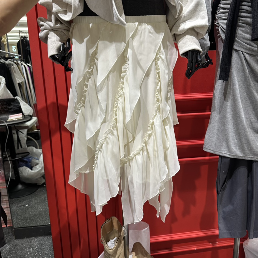 RARE CLOSET東大門代購女裝新款推薦休閑真品長裙不含腰帶RARE CLOSET長裙