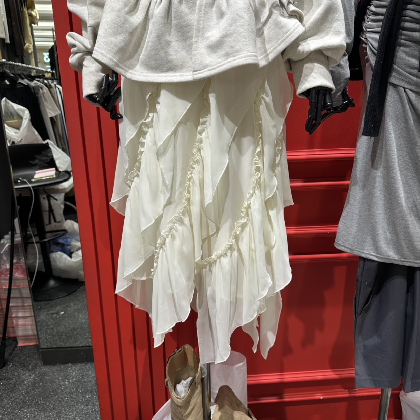 RARE CLOSET東大門代購女裝新款推薦休閑真品長裙不含腰帶RARE CLOSET長裙圖色2