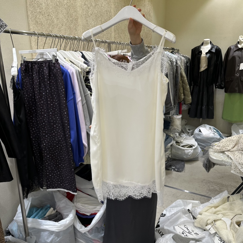 REFLAT東大門實拍女士新款26春夏職業休閑熱賣真品吊帶背心REFLAT吊帶/背心圖色1