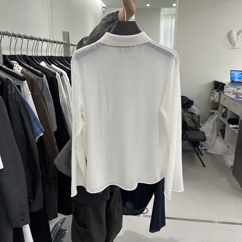 DIARRA東大門代購女士新款職業休閑時尚人氣26春夏襯衫蕾絲衫DIARRA襯衫/蕾絲衫