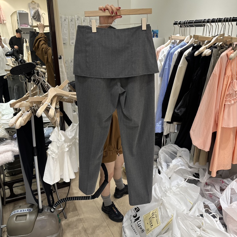 THEMORYPARK東大門實拍女士新款人氣職業熱賣時尚休閑裙褲THE MORY PARK裙褲