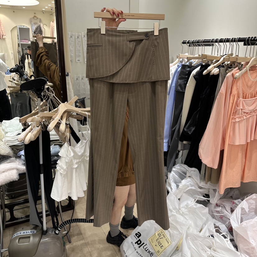 THEMORYPARK東大門實拍女士新款人氣職業熱賣時尚休閑裙褲THE MORY PARK裙褲圖色1