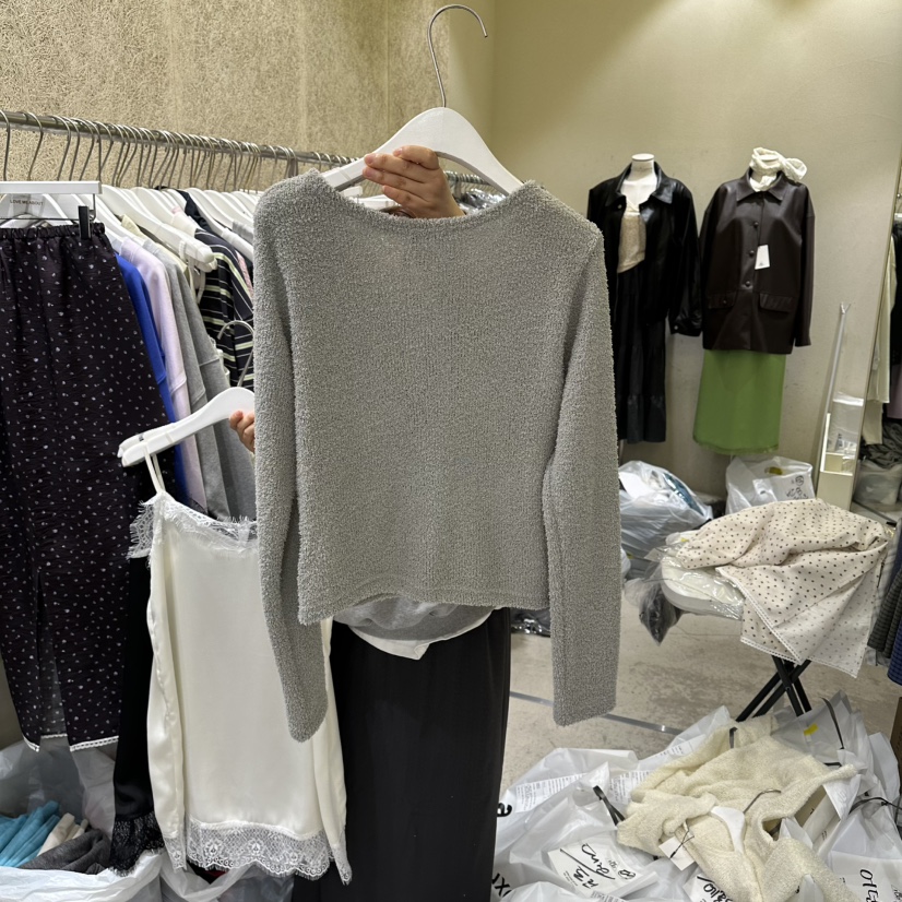 REFLAT韓國直郵女士新款時尚職業人氣26春夏針織衫羊毛衫REFLAT針織衫