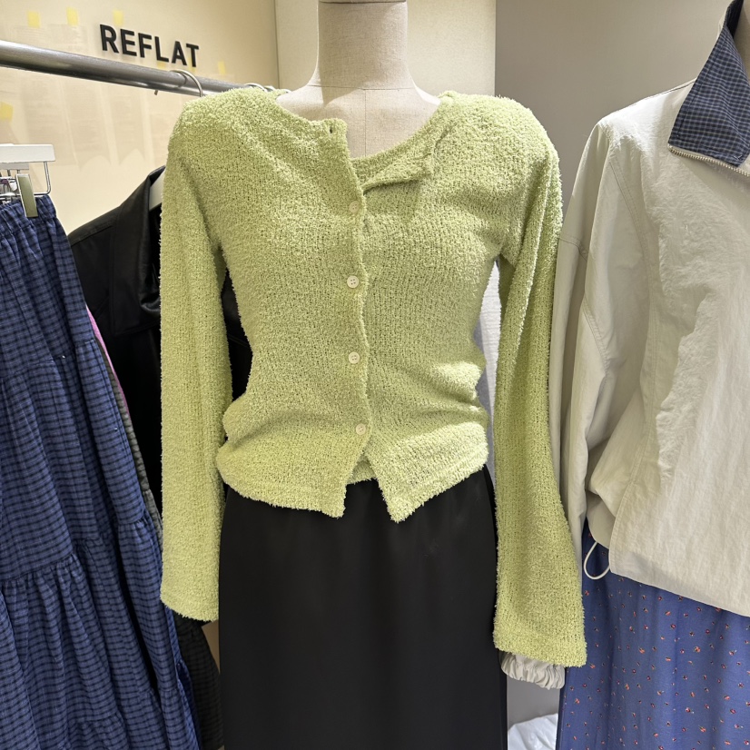 REFLAT韓國直郵女士新款時尚職業人氣26春夏針織衫羊毛衫REFLAT針織衫圖色2