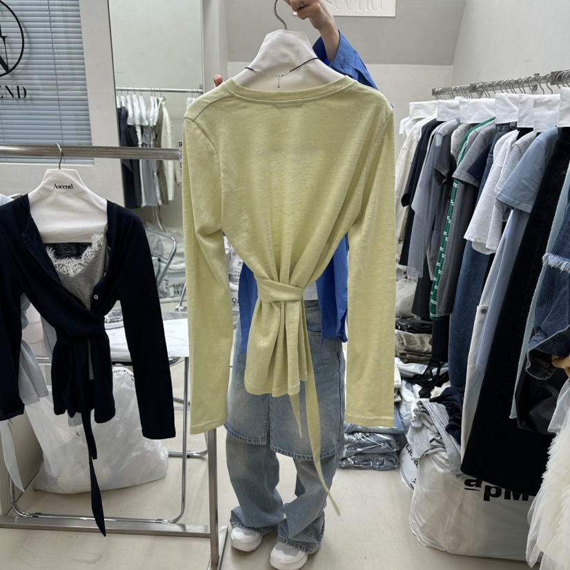 ASCEND東大門代購女士新款時尚真品針織衫不含內搭柔軟開衫ASCEND針織衫