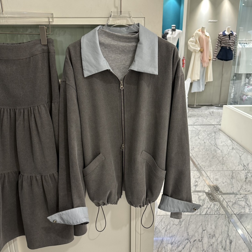 BLISS韓國代購女裝新款推薦熱賣職業26春夏休閑人氣時尚夾克BLISS夾克圖色2