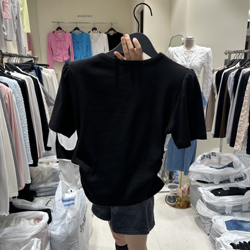 MONOPOLY東大門代購女裝新款真品休閑26春夏人氣T恤假兩件MONO_POLYT恤