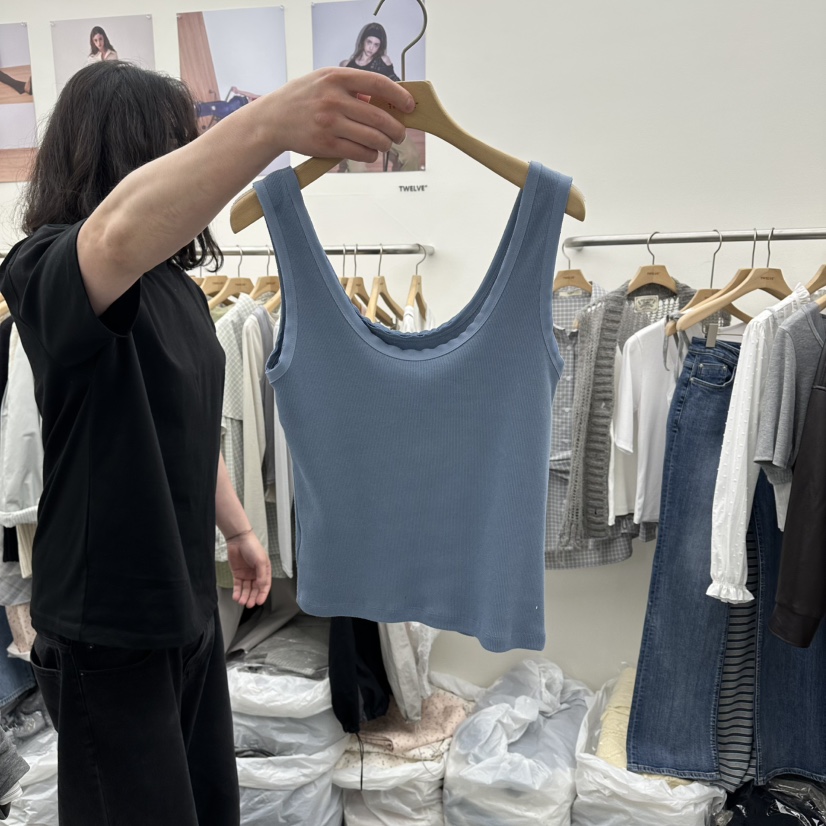 TWELVE韓國代購女裝新品休閑時尚職業推薦人氣熱賣吊帶背心TWELVE吊帶/背心圖色4